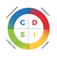 DISC model - personality test with 4 colours